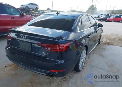 2018 Audi A4 2.0T Premium/2.0T Tech Premium z USA, uszkodzony, nr VIN WAUENAF4XJA069245